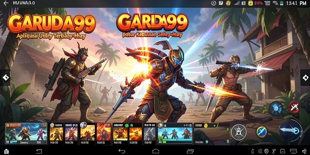 Tampilan antarmuka GARUDA999 yang intuitif dan user-friendly.