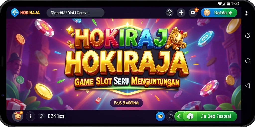 Screenshot utama HOKIRAJA menampilkan gameplay yang seru dan grafis menarik.