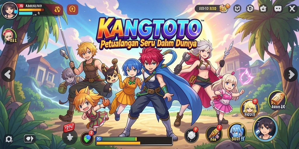 Gameplay menarik dengan karakter anime yang unik dan mengasyikkan.