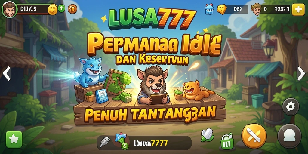 Tampilan gameplay <strong>LUSA777</strong> dengan pengelolaan sumber daya yang menarik.